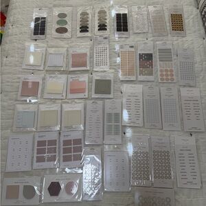 Cloth & Paper sticky notes & stickers set